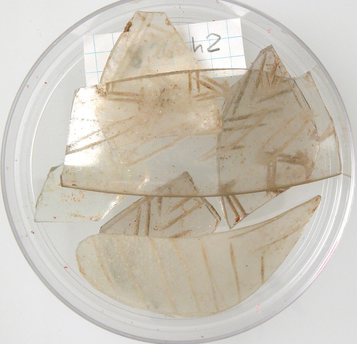 Glass Fragments, Glass (clear), Coptic 