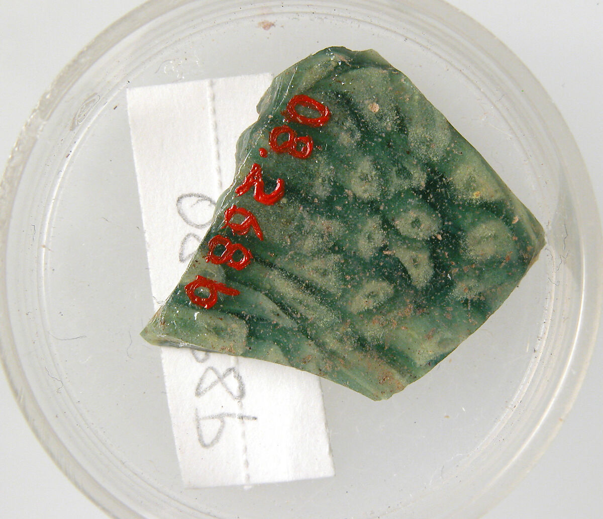 Glass Fragment, Glass (green), Coptic 