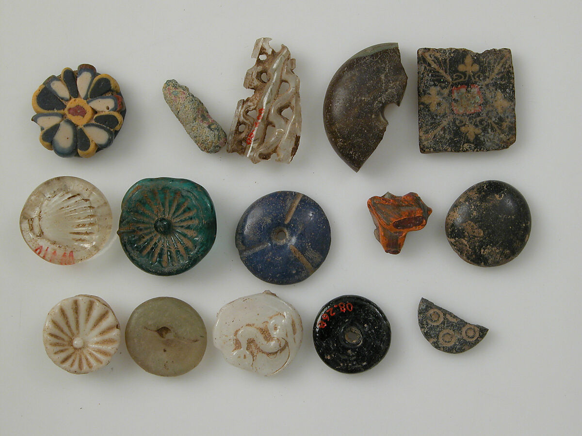 Mosaic Glass Fragments, Glass, Coptic 