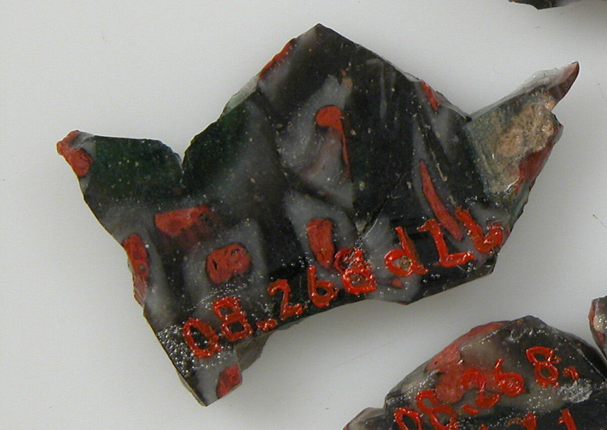Glass Fragments from a Vessel, Glass, Coptic