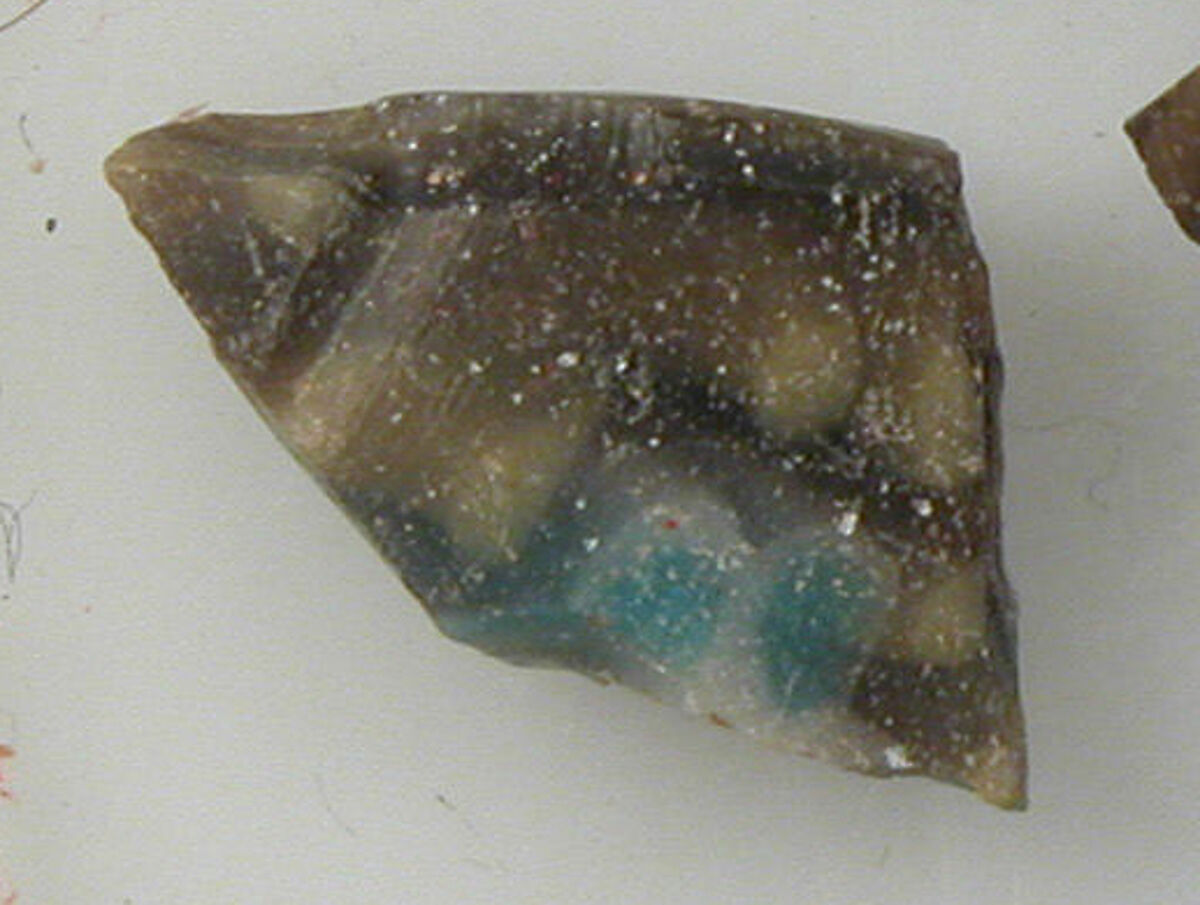 Glass Fragments from a Vessel, Glass, Coptic
