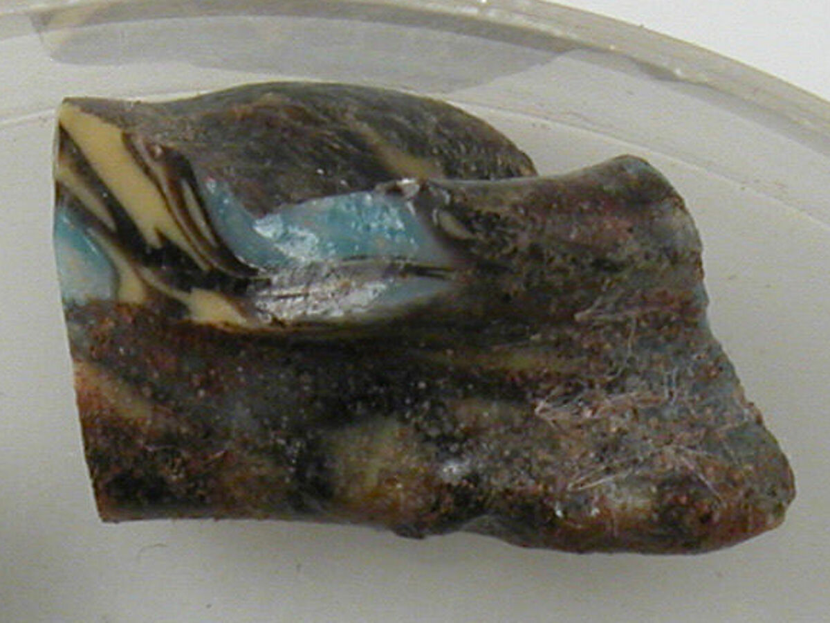 Glass Fragments from a Vessel, Glass, Coptic