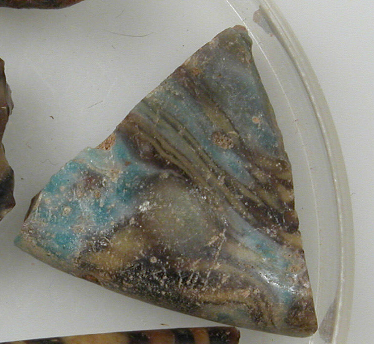 Glass Fragments from a Vessel, Glass, Coptic