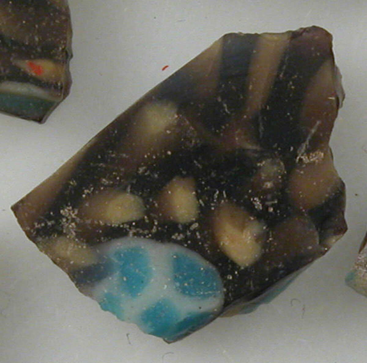 Glass Fragments from a Vessel, Glass, Coptic