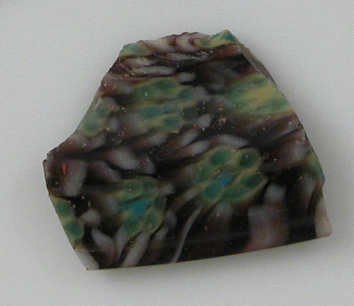 Glass Fragments from a Vessel, Glass, Coptic