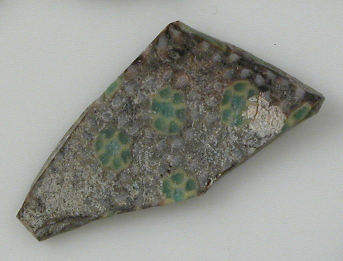 Glass Fragments from a Vessel, Glass, Coptic