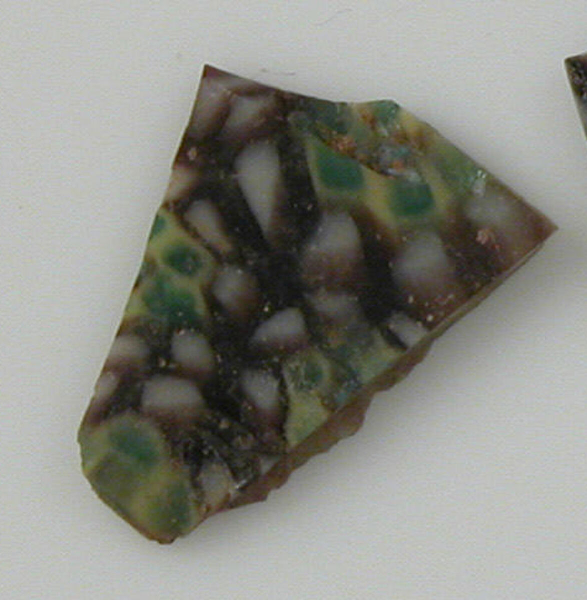 Glass Fragments from a Vessel, Glass, Coptic