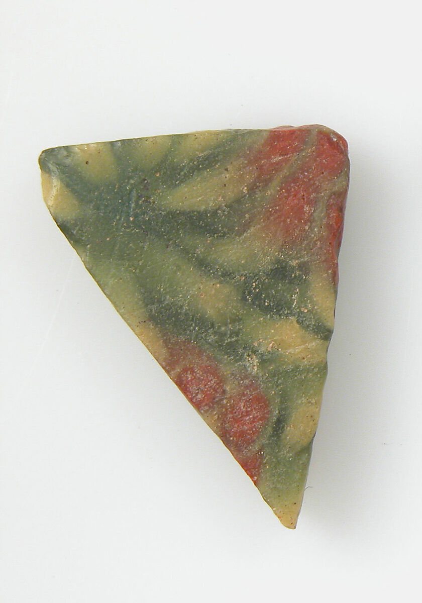 Glass Fragments from a Vessel, Glass, Coptic