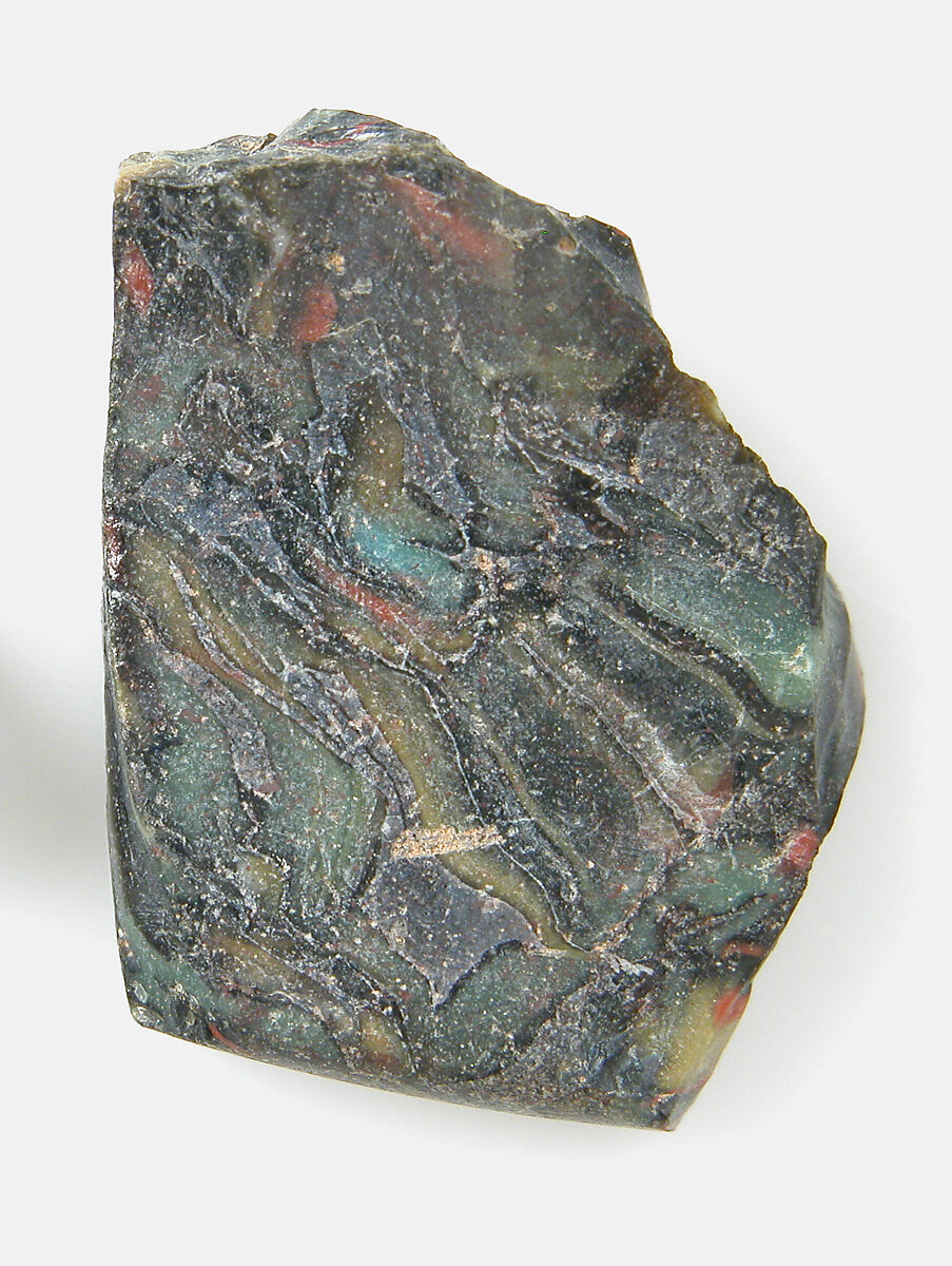 Glass Fragments from a Vessel, Glass, Coptic