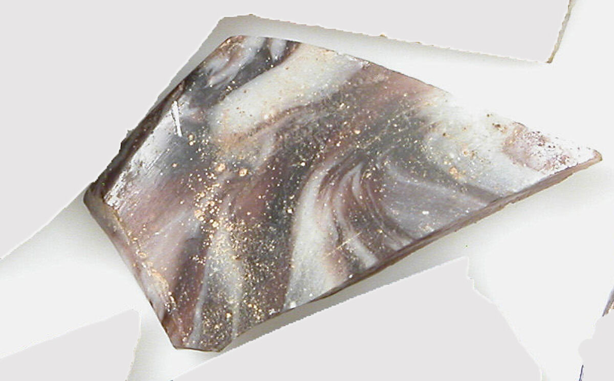 Glass Fragments from a Vessel, Glass, Coptic