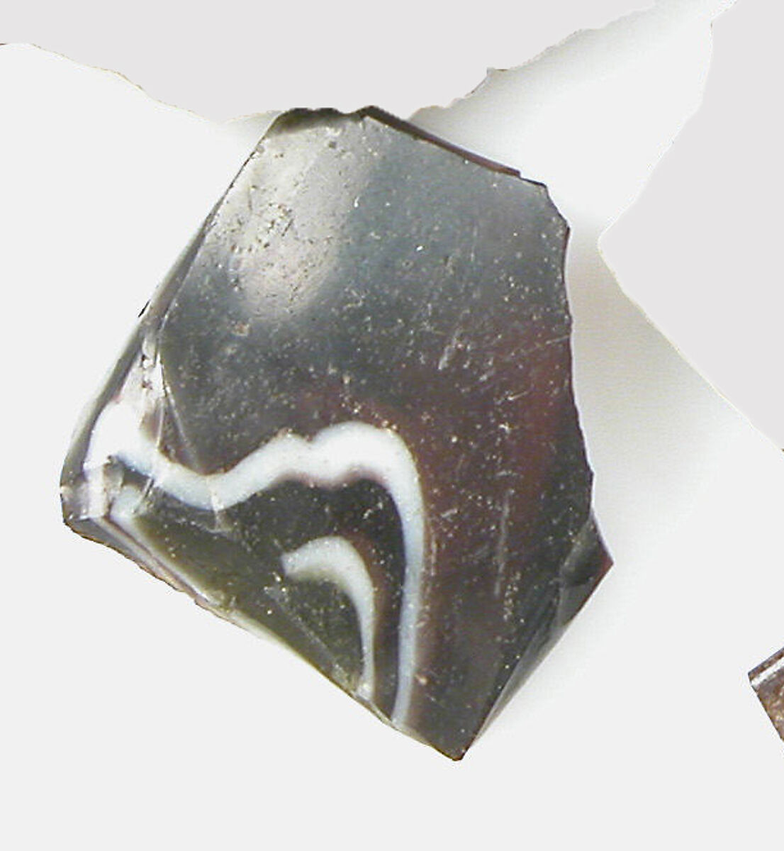 Glass Fragments from a Vessel, Glass, Coptic