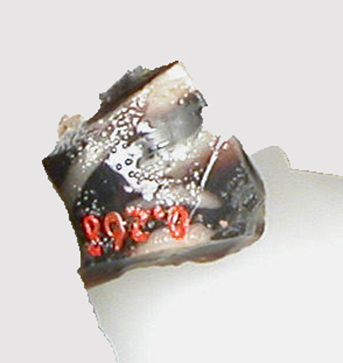 Glass Fragments from a Vessel, Glass, Coptic