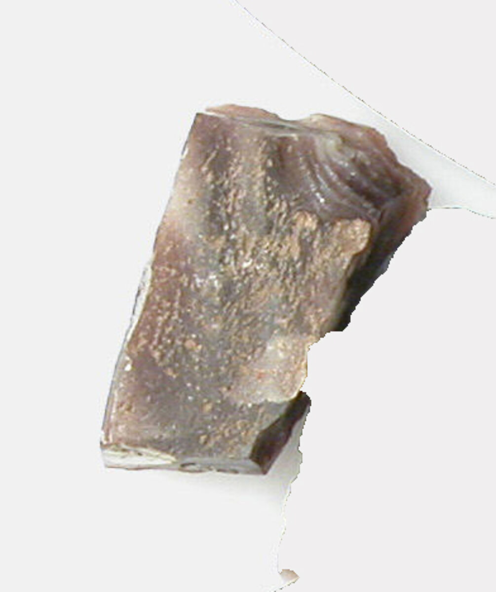 Glass Fragments from a Vessel, Glass, Coptic