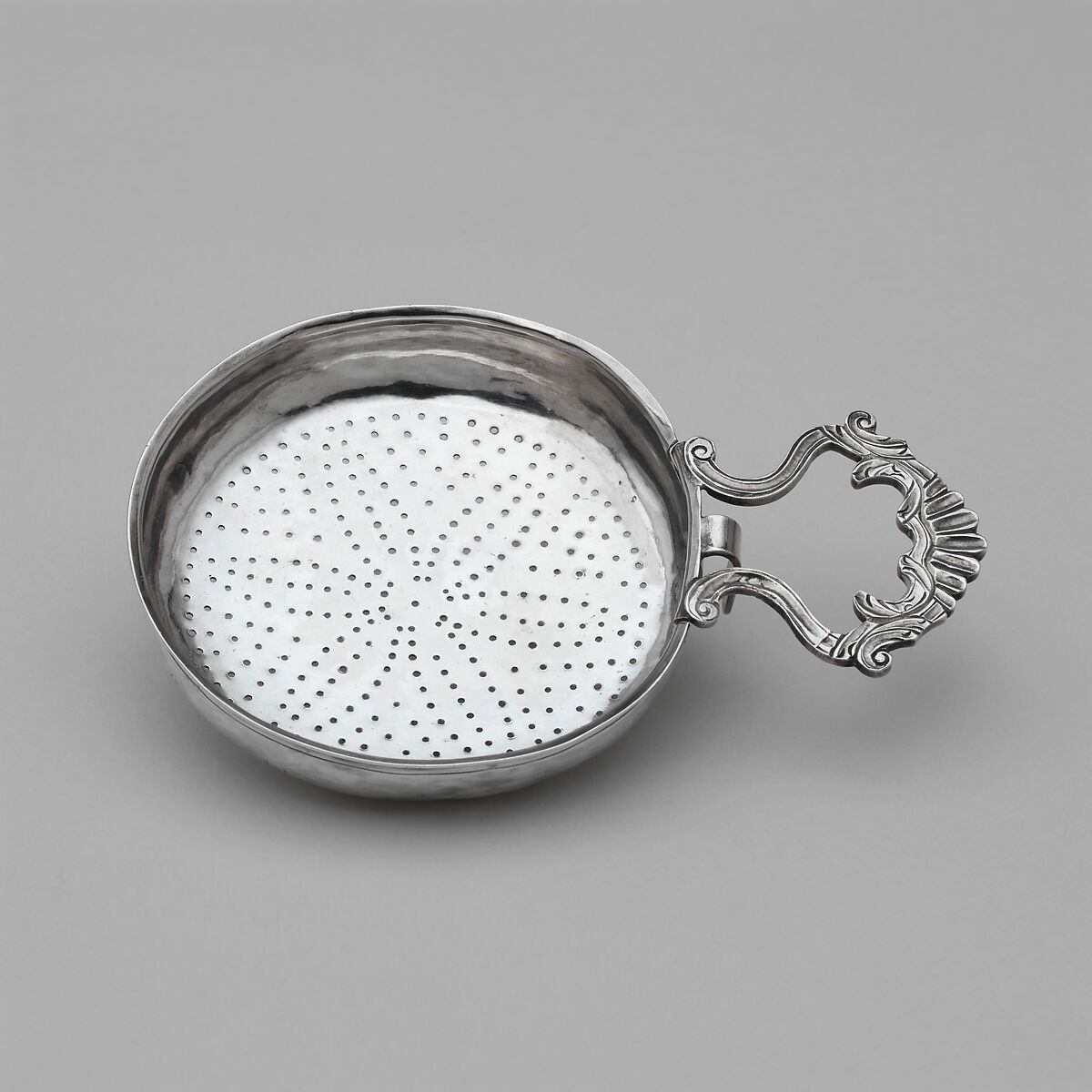 Strainer, Jacob Gerritse Lansing (1737–1803), Silver, American 