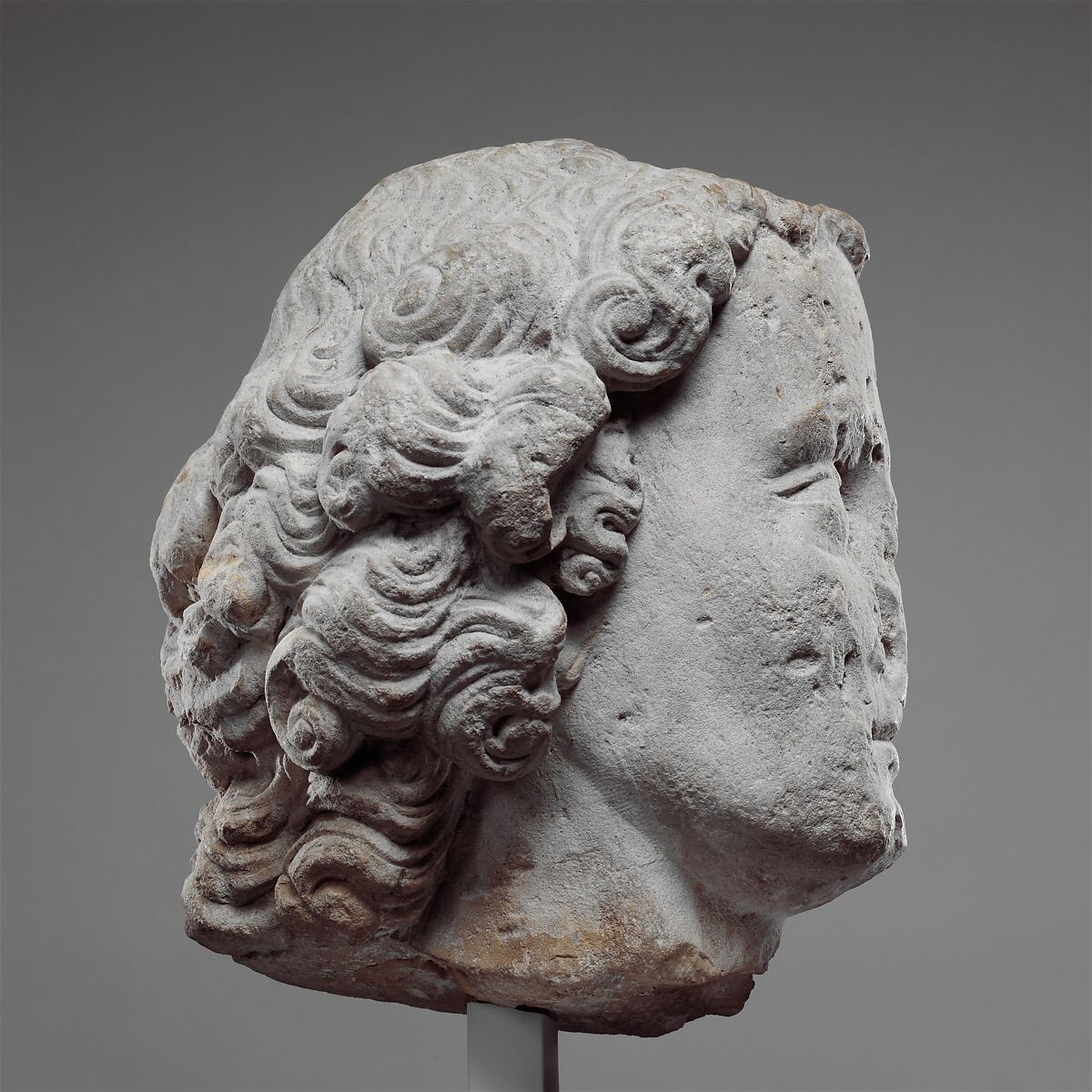 Head of an Angel, Limestone, French