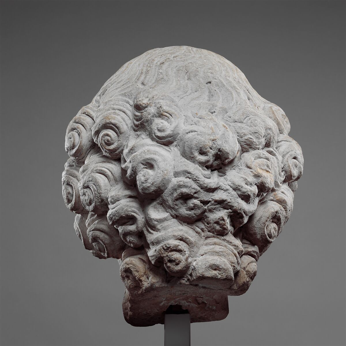 Head of an Angel, Limestone, French