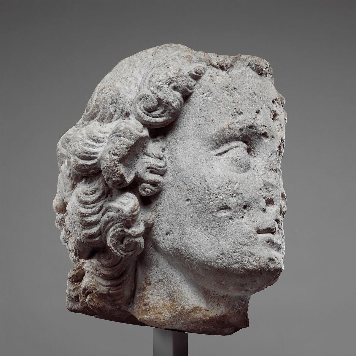 Head of an Angel, Limestone, French 