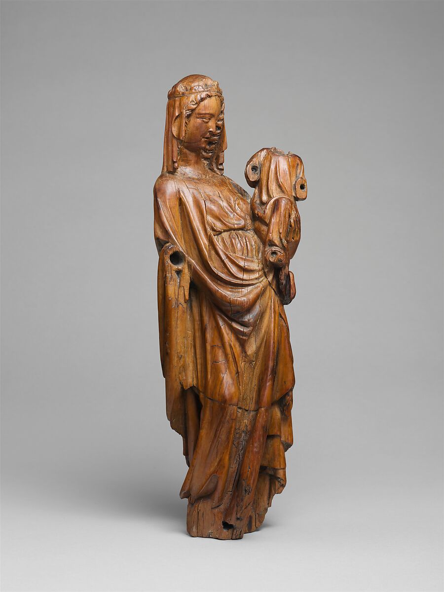 Virgin and Child, Boxwood, North French 