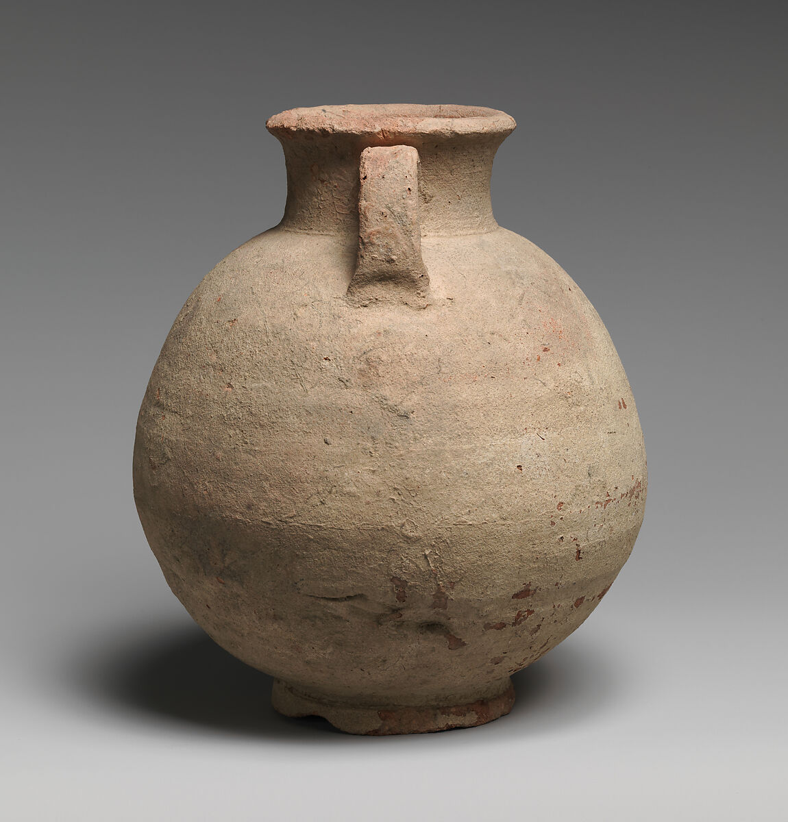 Jug, Earthenware, slip decoration, Coptic