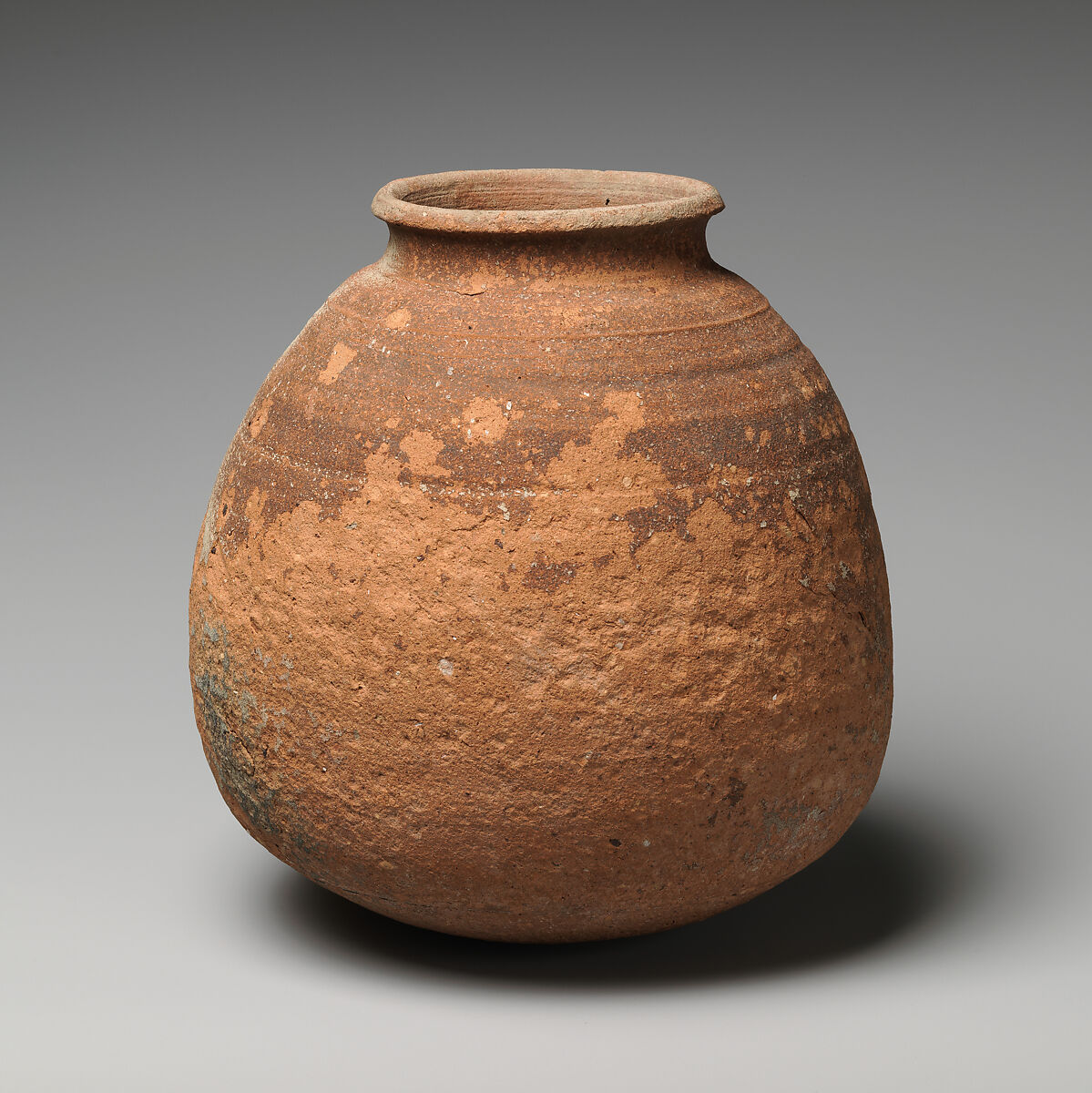 Pot, Earthenware, slip decoration, Coptic