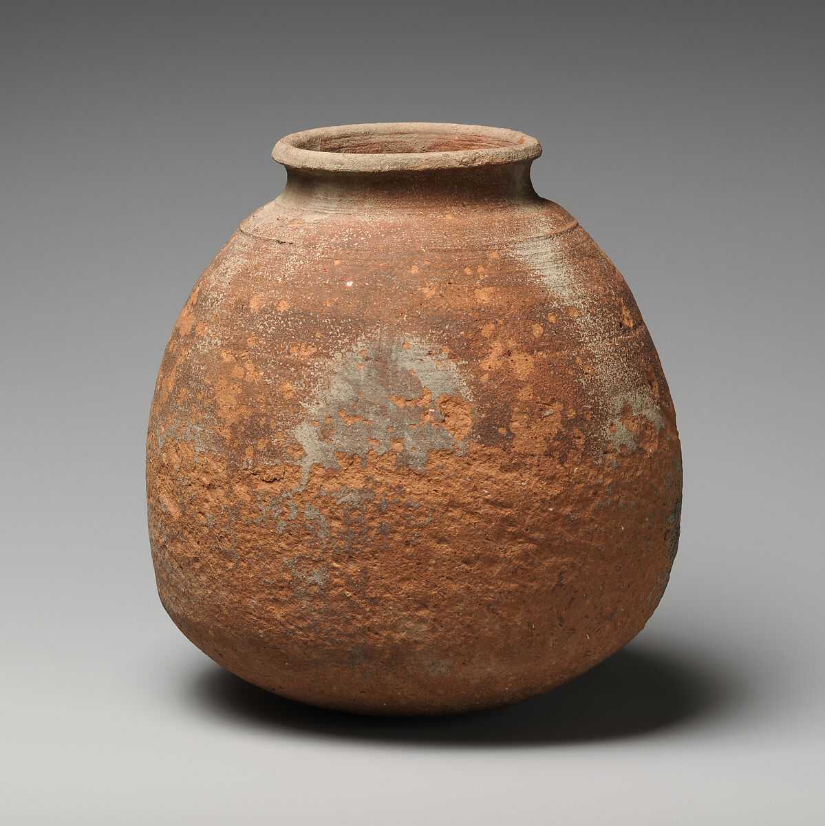Pot, Earthenware, slip decoration, Coptic