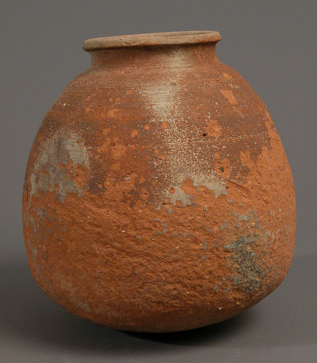 Pot, Earthenware, slip decoration, Coptic