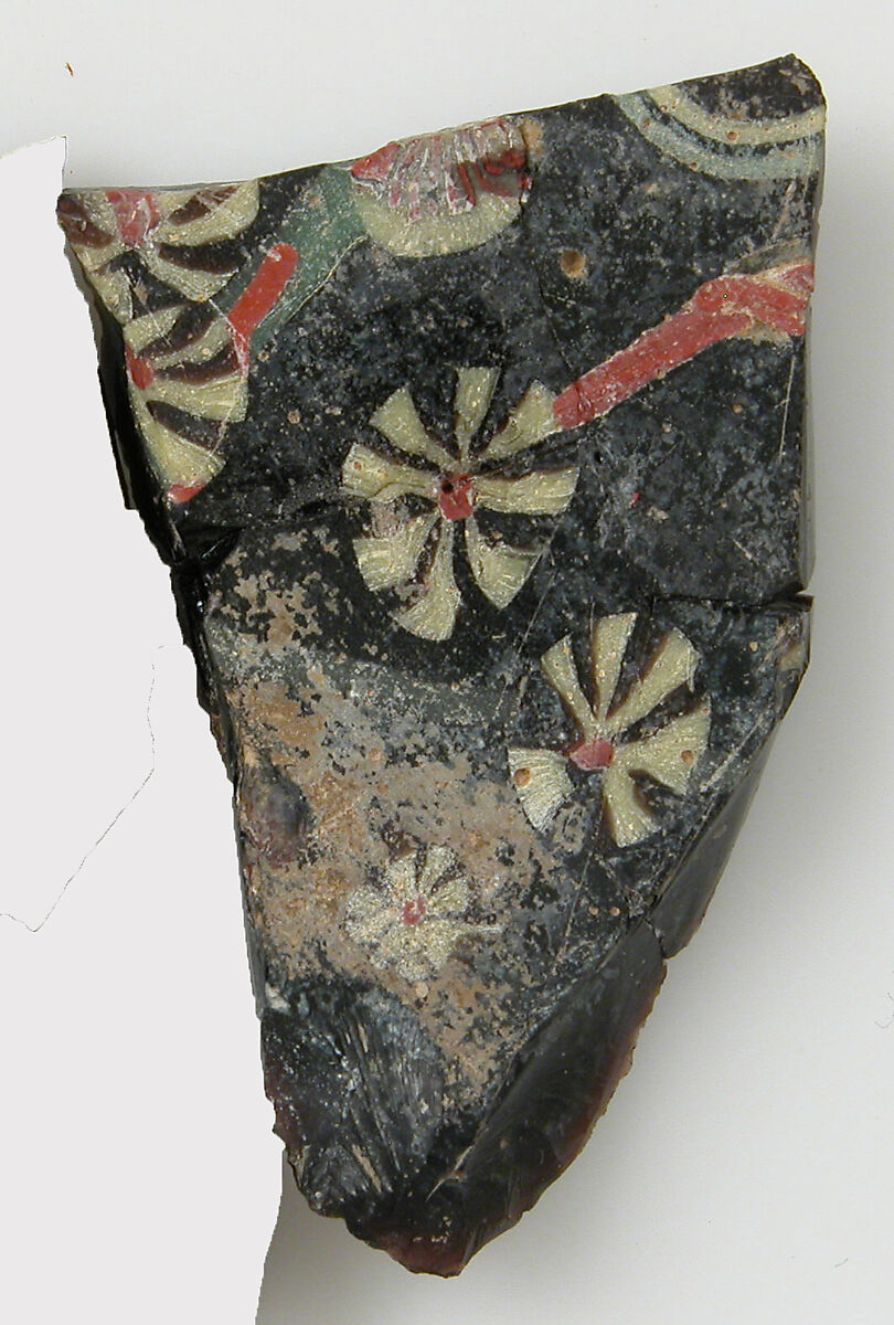 Glass Fragments from a Vessel, Glass, Coptic