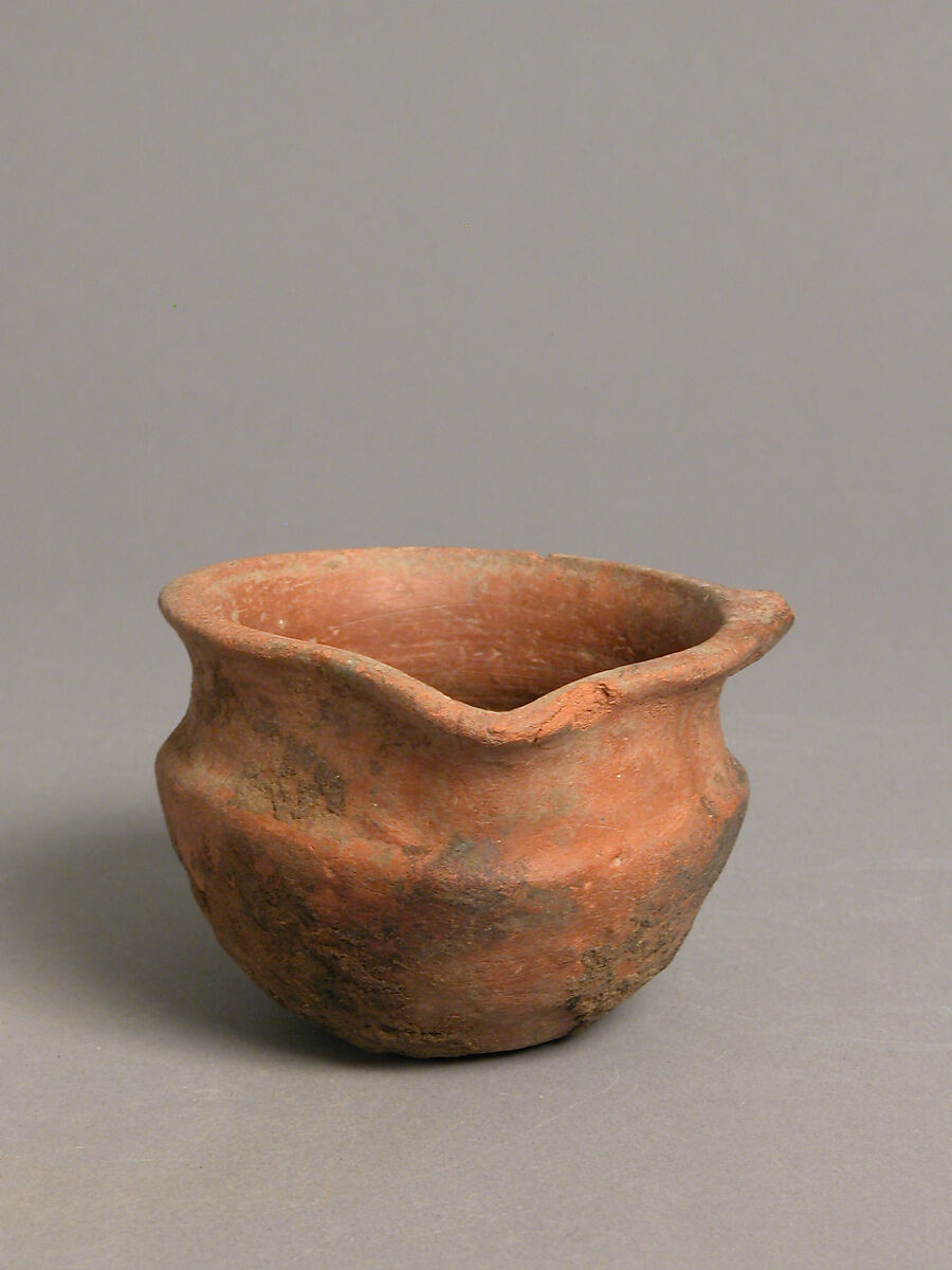 Jar with Spout, Earthenware, Coptic 
