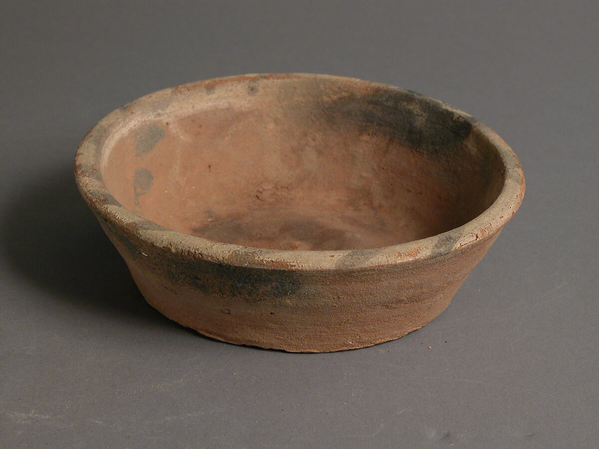 Bowl, Earthenware, slip decoration, Coptic 