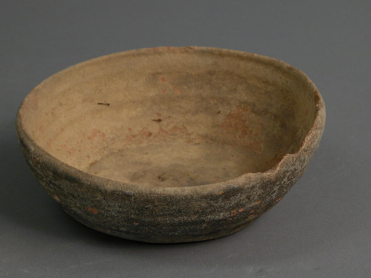 Bowl, Earthenware, slip decoration, Coptic 