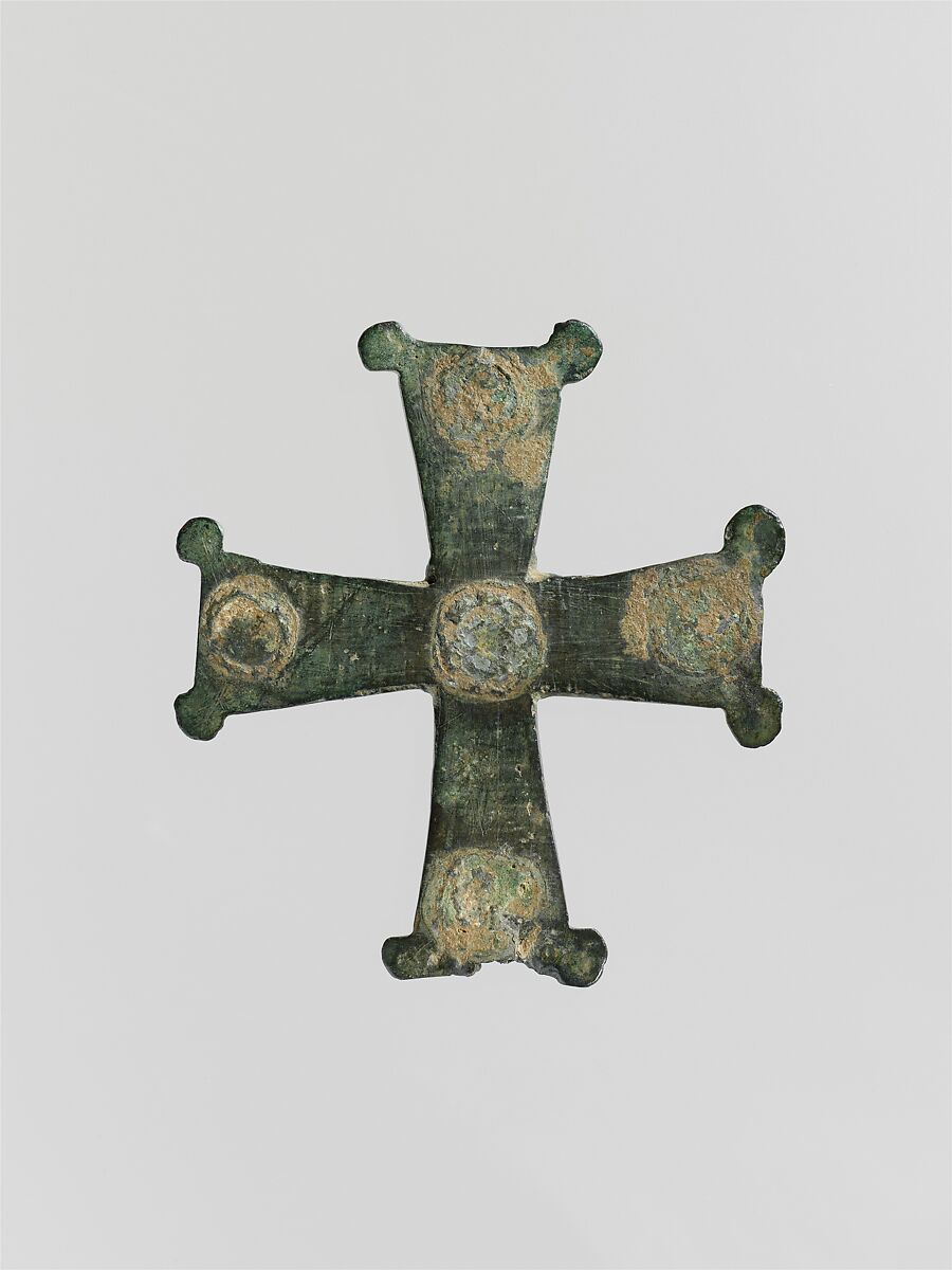 Cross, Copper alloy, Byzantine 