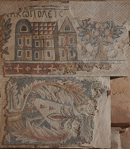Mosaic Depciting Nikopolis Set over an Altered Animal