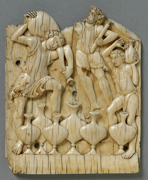 Ivories of the So-Called Grado Chair: Wedding at Cana, Ivory 