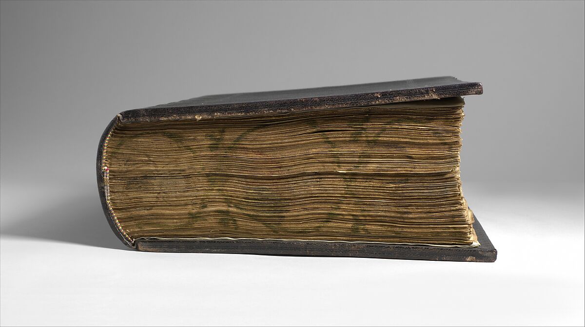 Jaharis Byzantine Lectionary, Tempera, gold, and ink on parchment; leather binding, Byzantine