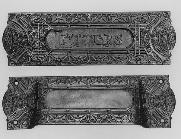 Letter Drop from the Guaranty Building, Buffalo, Louis Henry Sullivan (American, Boston, Massachusetts 1856–1924 Chicago, Illinois), Cast iron 