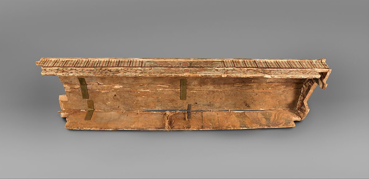 Coffin, Wood, paint, Coptic
