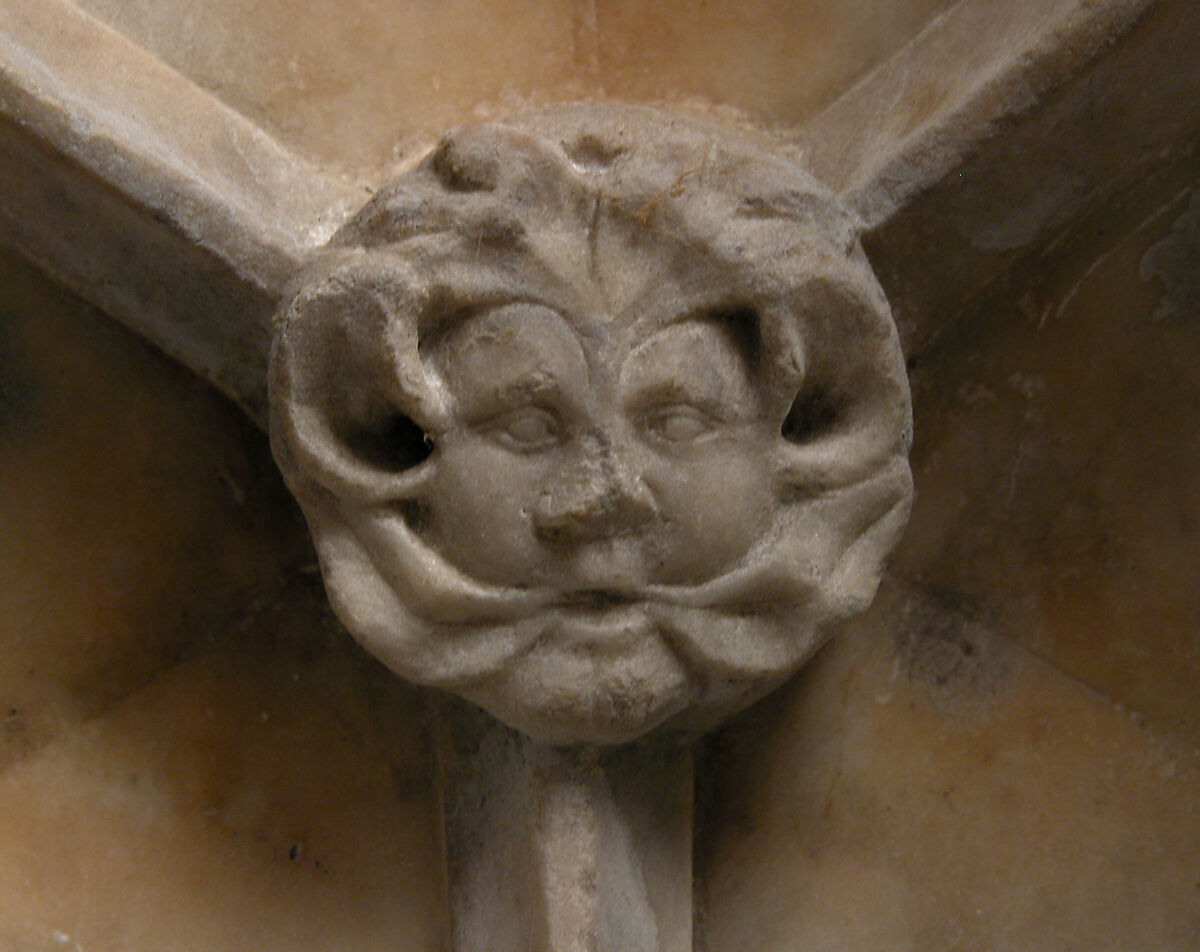 Canopy from the tomb of Philip III (the Bold) of France (1245-1285), Jean d'Arras (French, active 1297–1307), Marble, French