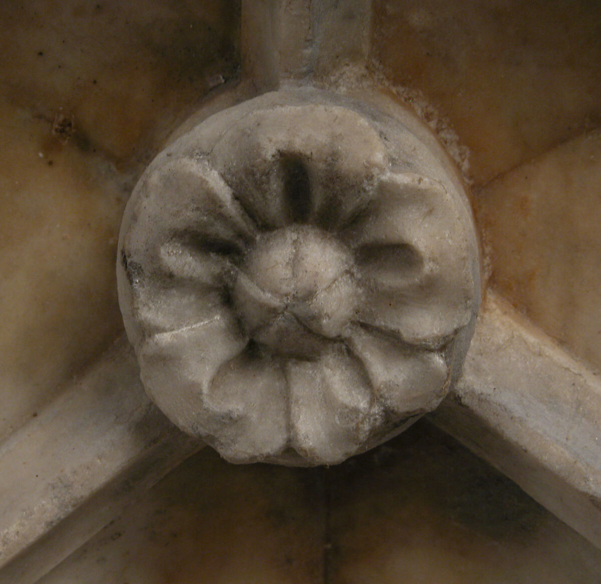 Canopy from the tomb of Philip III (the Bold) of France (1245-1285), Jean d'Arras (French, active 1297–1307), Marble, French
