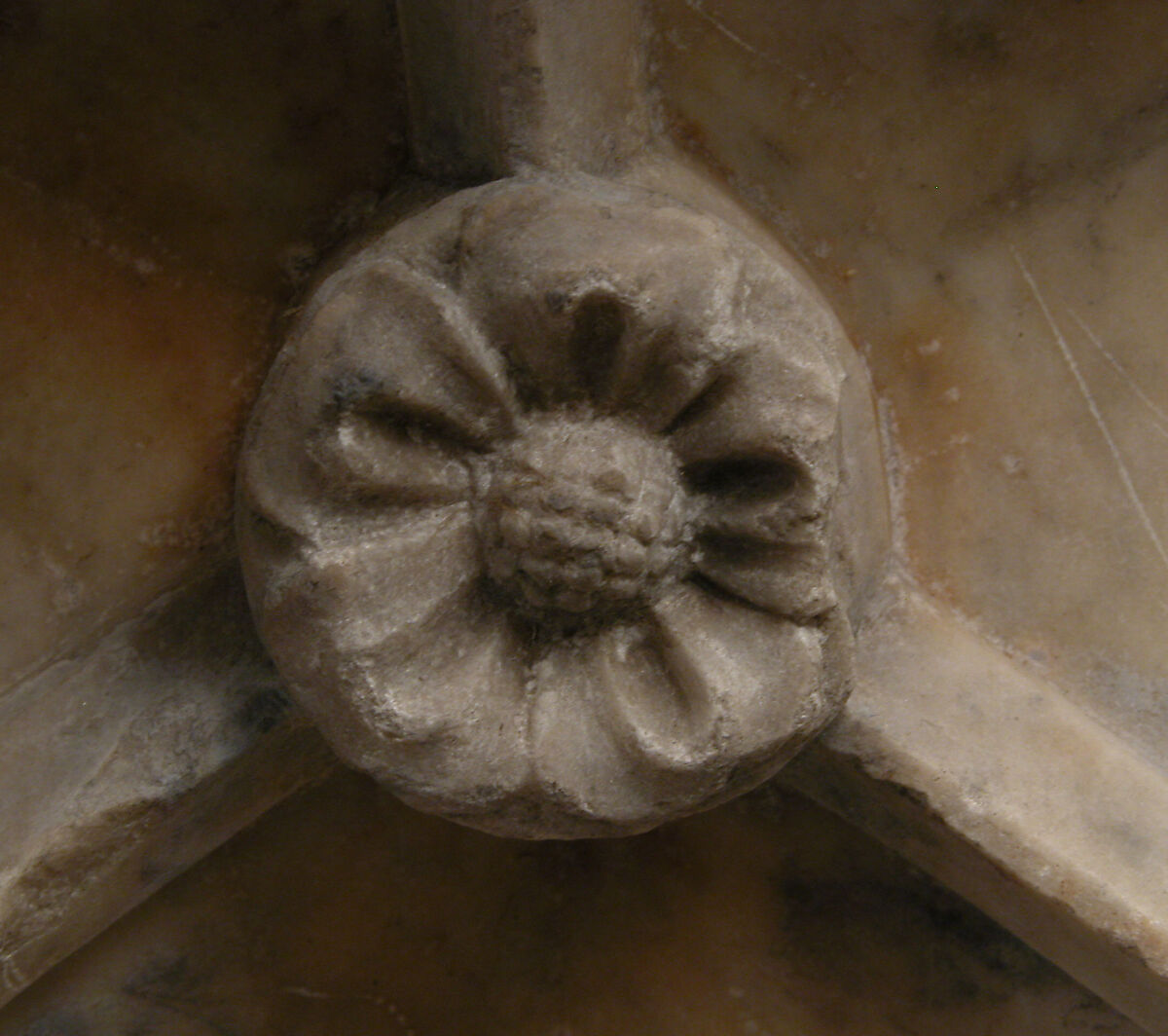Canopy from the tomb of Philip III (the Bold) of France (1245-1285), Jean d'Arras (French, active 1297–1307), Marble, French