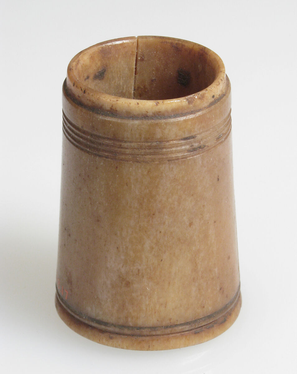 Ointment Jar, Bone, Coptic 