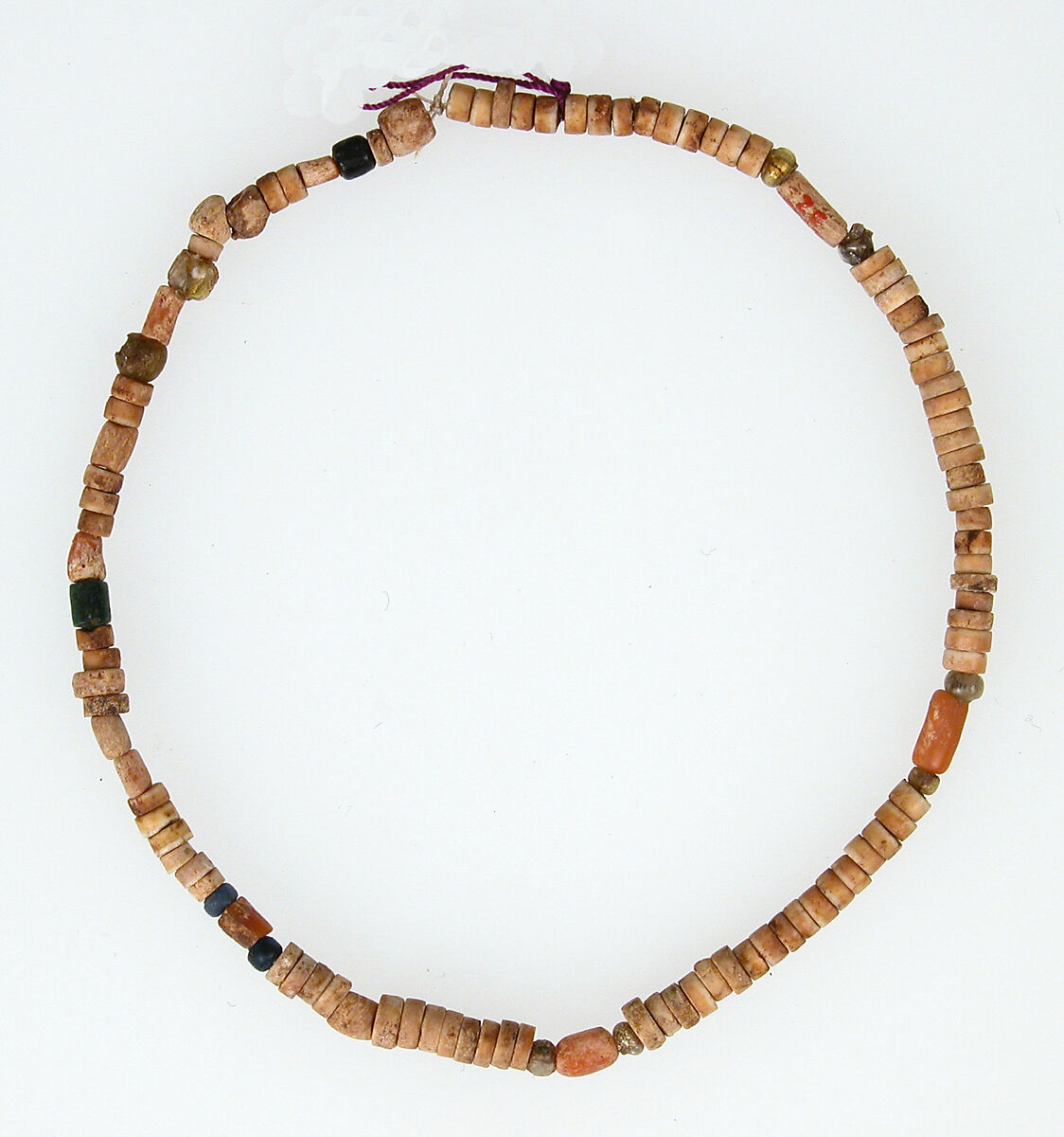 String of Beads, Ivory (for the most part), glass, Coptic 