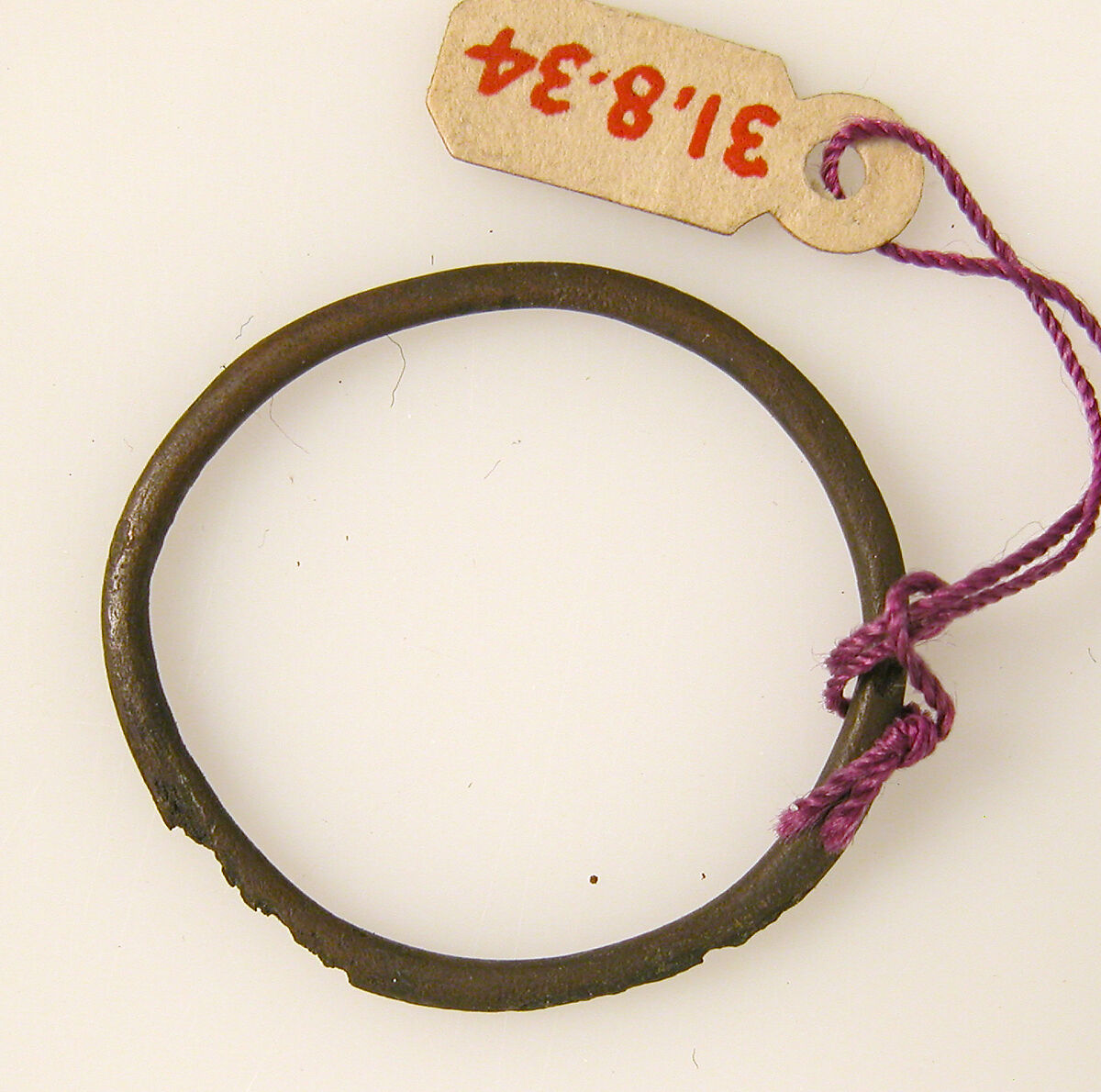 Ring, Copper alloy, Coptic 