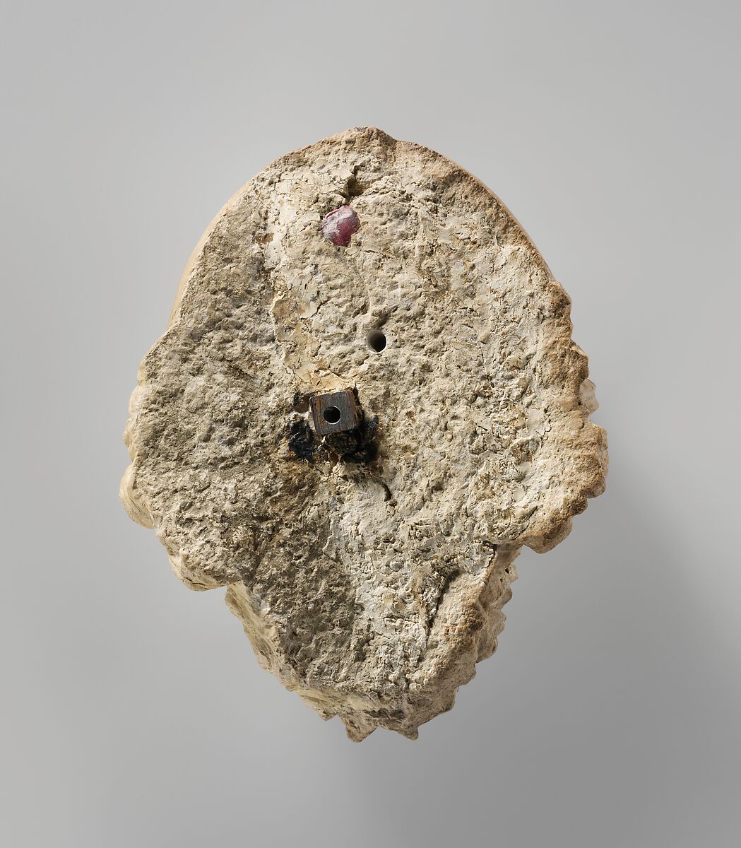 Limestone Head of Joseph, Limestone with traces of polychromy, French