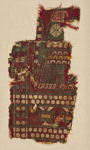 Fragment of Wall Hanging with Eagle
