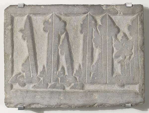 Inscribed Marble Panel, Marble 