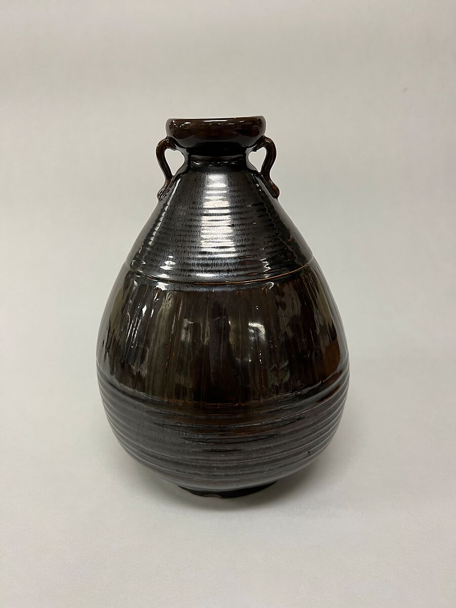 Jar, Clay covered with a smooth glaze (Takatori ware, Agano type), Japan 