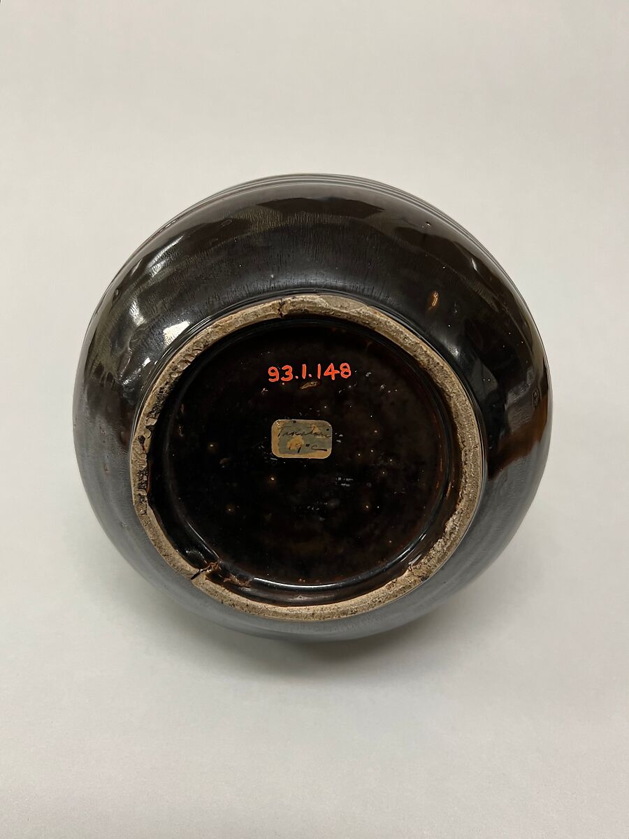 Jar, Clay covered with a smooth glaze (Takatori ware, Agano type), Japan