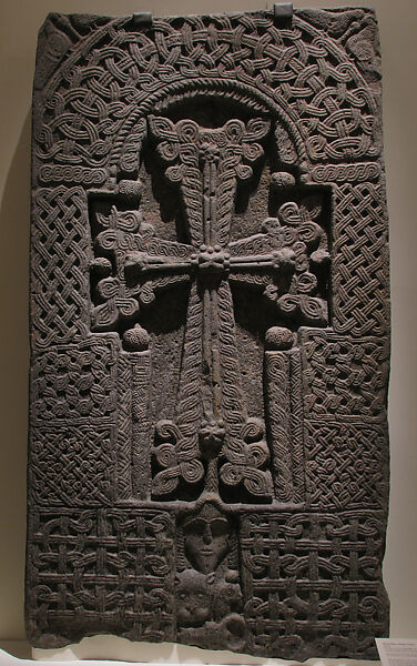 Khachkar (Stone Cross), Basalt, Armenian 