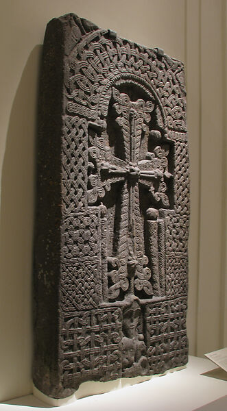 Khachkar (Stone Cross), Basalt, Armenian