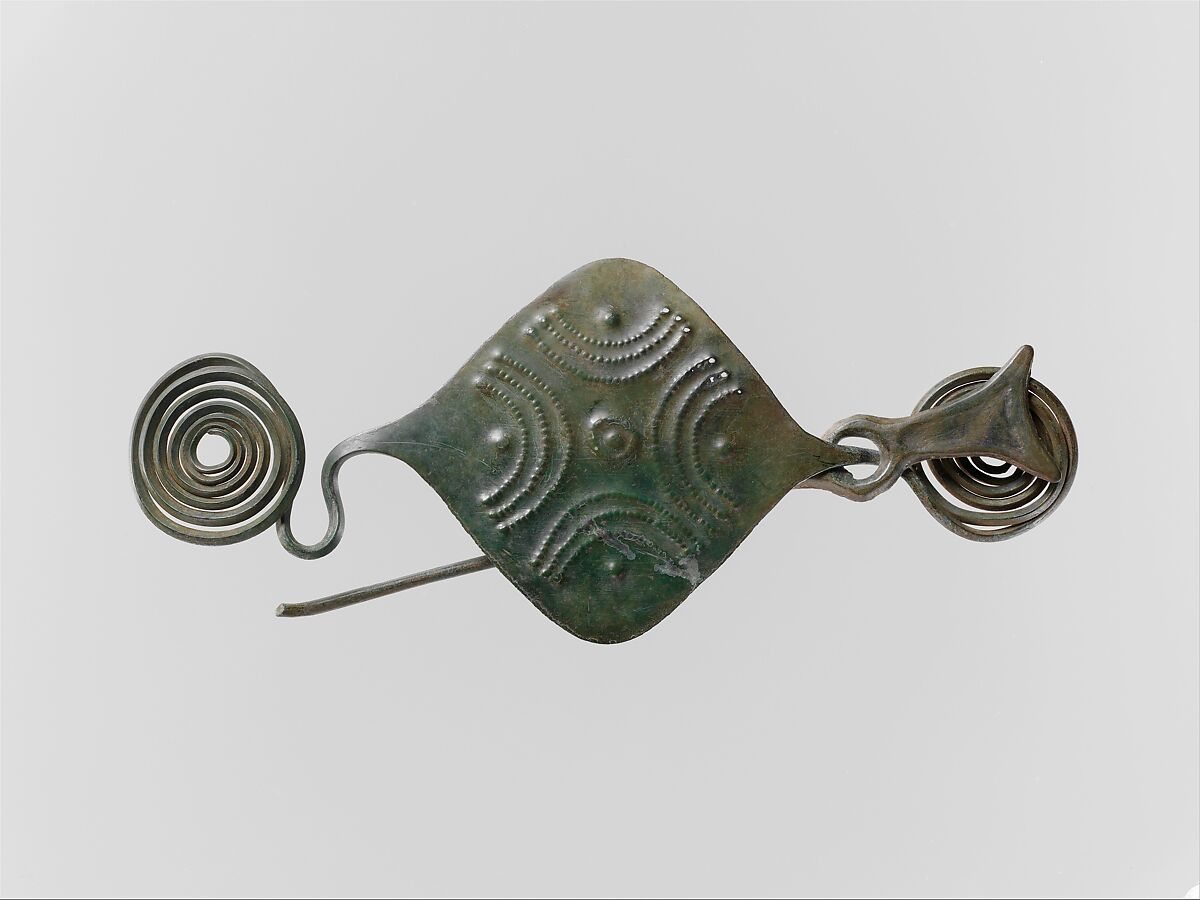 Brooch, Copper alloy, European Bronze Age 